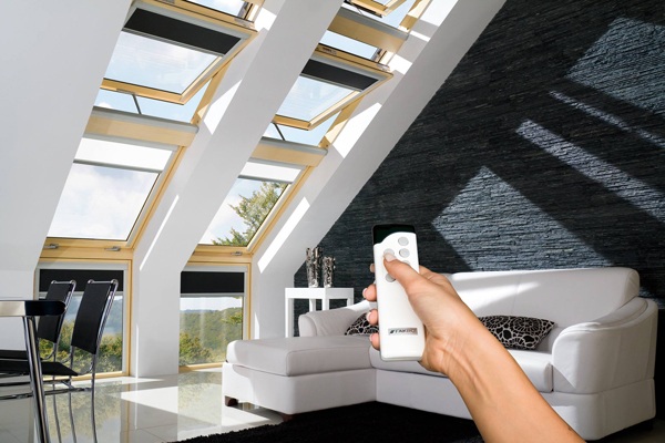 Can automatic roof windows be integrated with smart home systems?