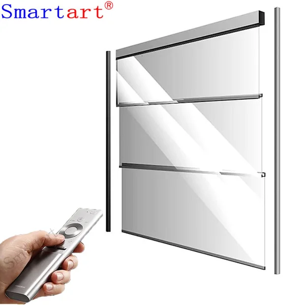 Electric Vertical sliding guillotine glass window