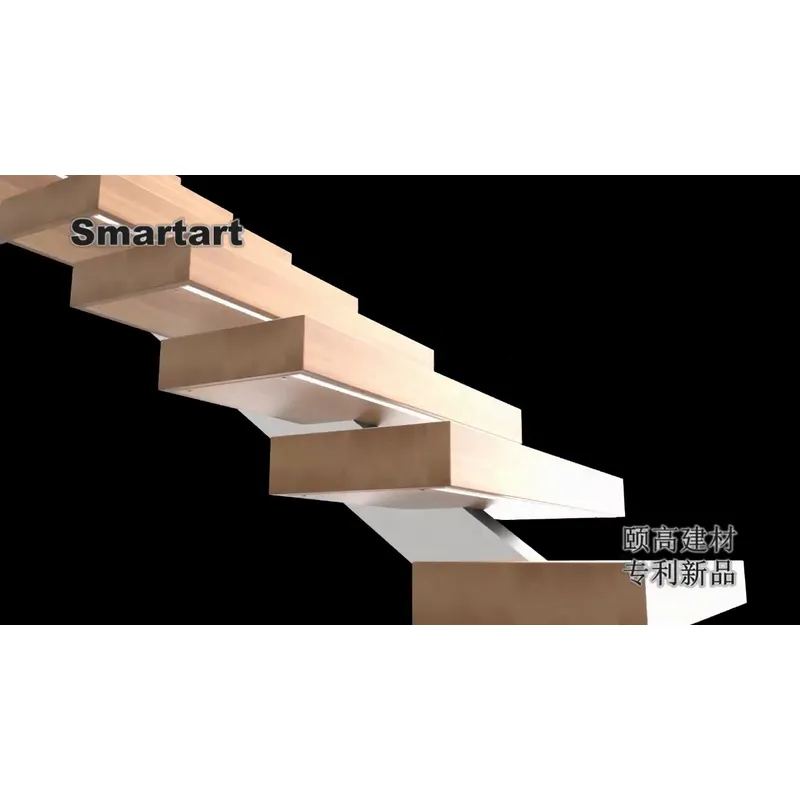 مصنع بيع الساخنة تصميم حديث داخلي الدرج العمود الفقري الأوسط