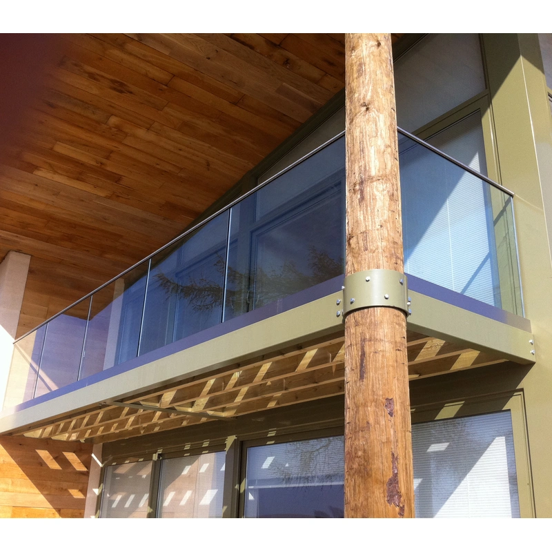 Profilés en aluminium pour villa de luxe de couleur or