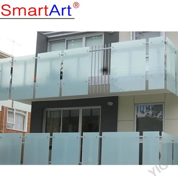 Stainless Steel Glass Balcony Stairs Railing Balustrades 