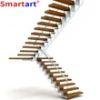 Top Sale Cantilever Iron Fabricated Center Spine Led Stair 