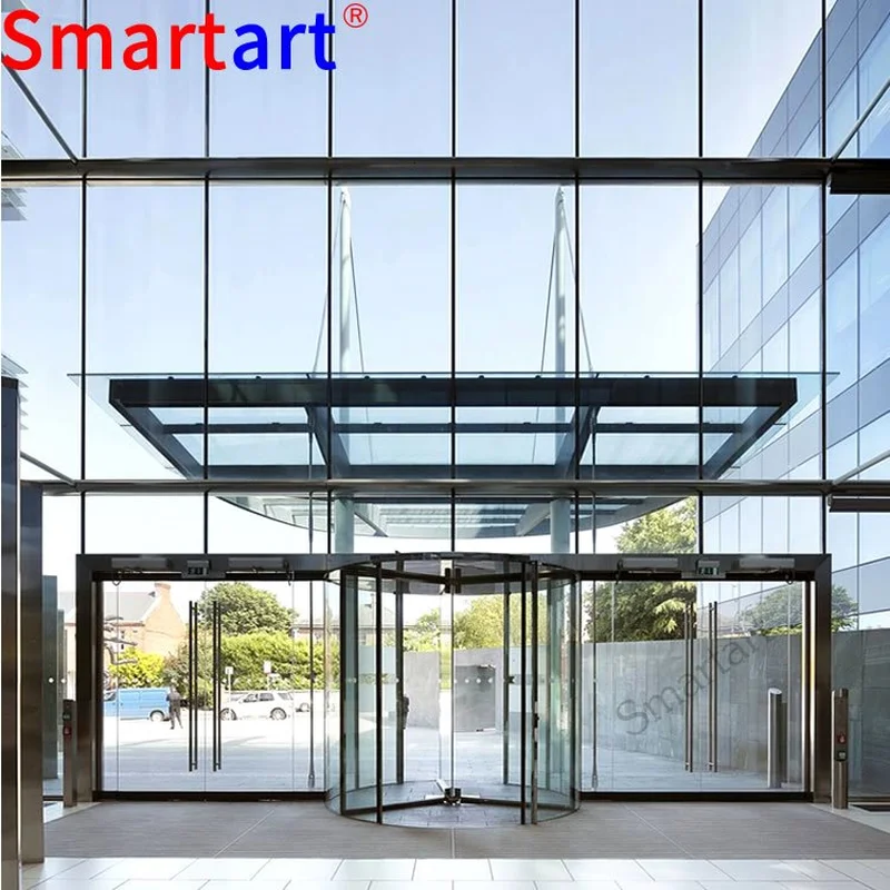 Mur-rideau en verre pour bâtiment de supermarché d'hôtel extérieur de Chine  