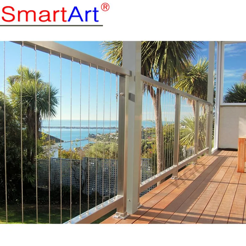 rampe d'escalier en tube d'acier inoxydable chinois