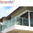 Stainless Steel Glass Balcony Stairs Railing Balustrades 