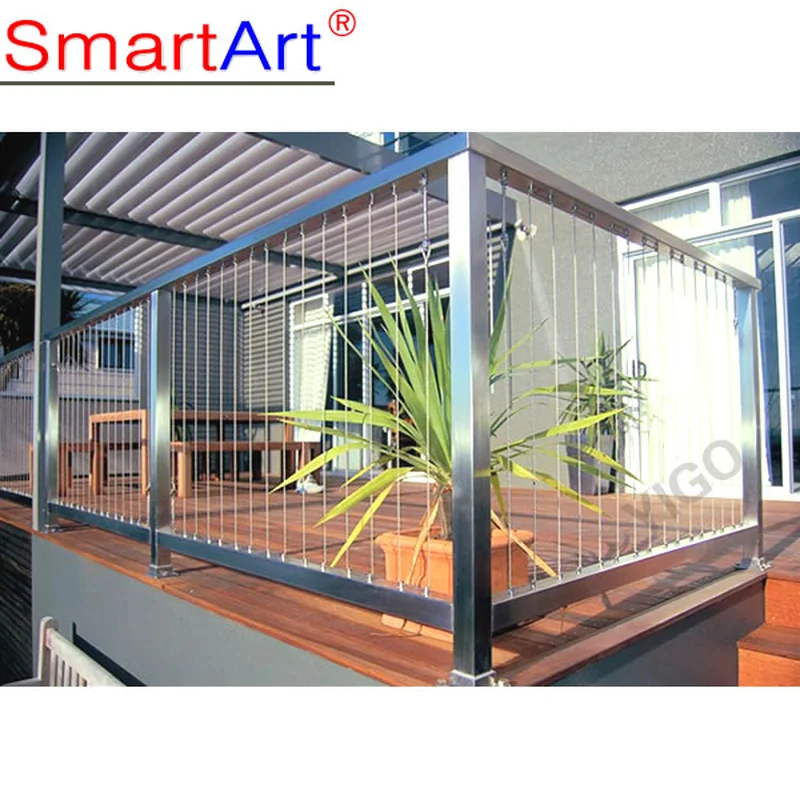 rampe d'escalier en tube d'acier inoxydable chinois