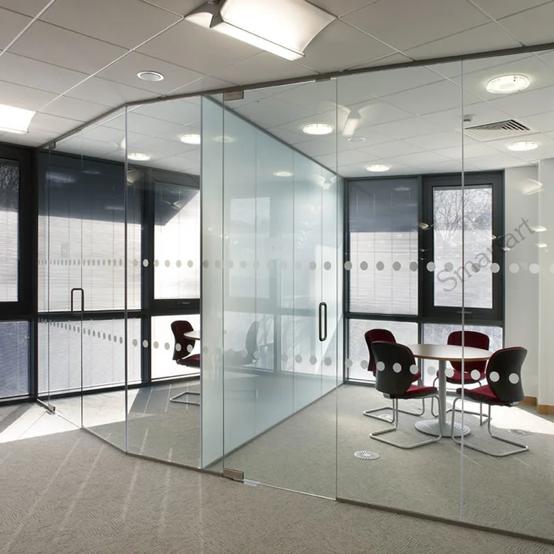 séparateurs de bureau en verre, cloisons en verre design