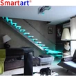 High Quality Best Selling Glass Spiral Stair led Step glass Staircase