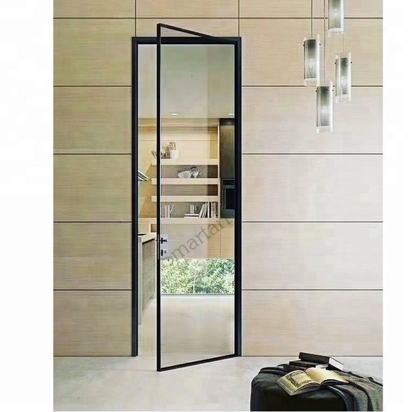 أبواب زجاجية آمنة مضادة للرصاص بدون إطار