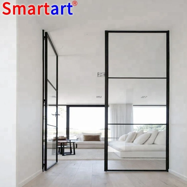 أبواب زجاجية آمنة مضادة للرصاص بدون إطار