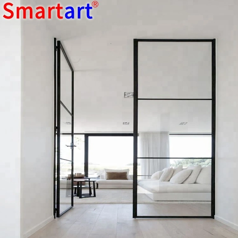 أبواب زجاجية آمنة مضادة للرصاص بدون إطار