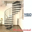 China wrought iron spiral stairs