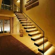 Top Sale Cantilever Iron Fabricated Center Spine Led Stair 