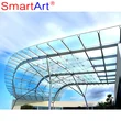 شركة smartart design لصناعة المظلات الزجاجية المنحنية