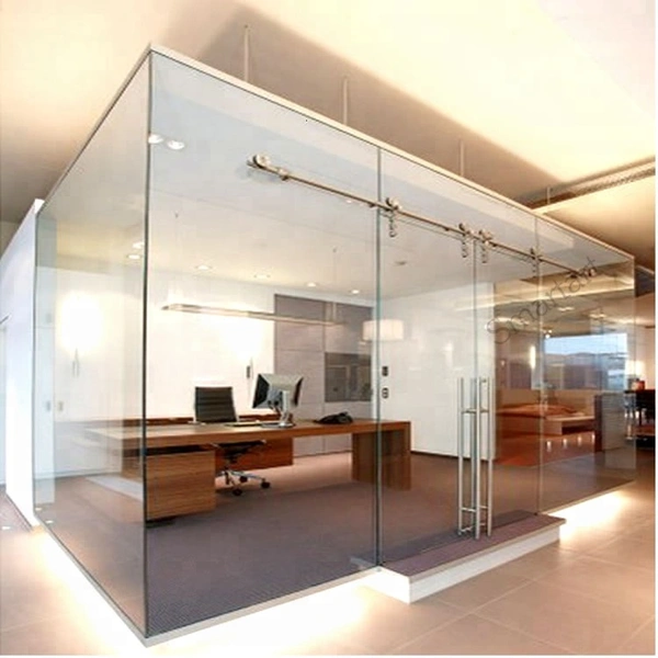 frameless sliding door design aluminium glass sliding door