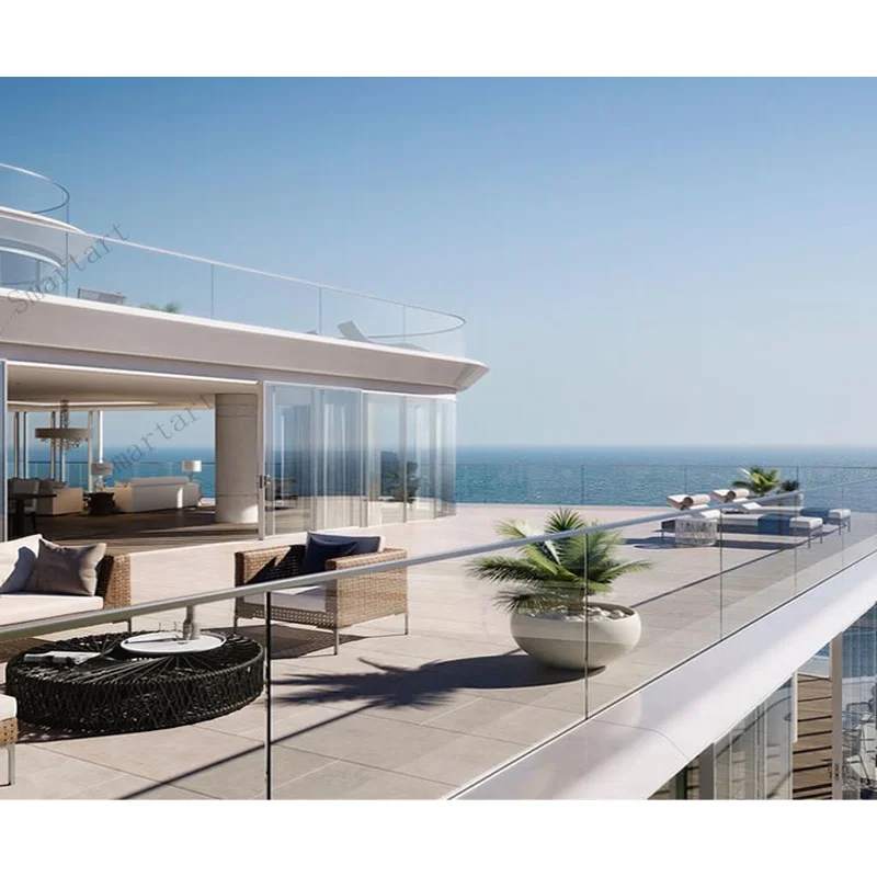 درابزين من الألومنيوم درابزين خارجي درابزين شرفة  