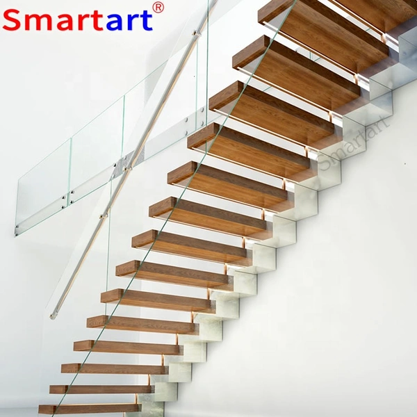 escaliers en fer cantilever électriques fabriqués à LED en fer les plus vendus