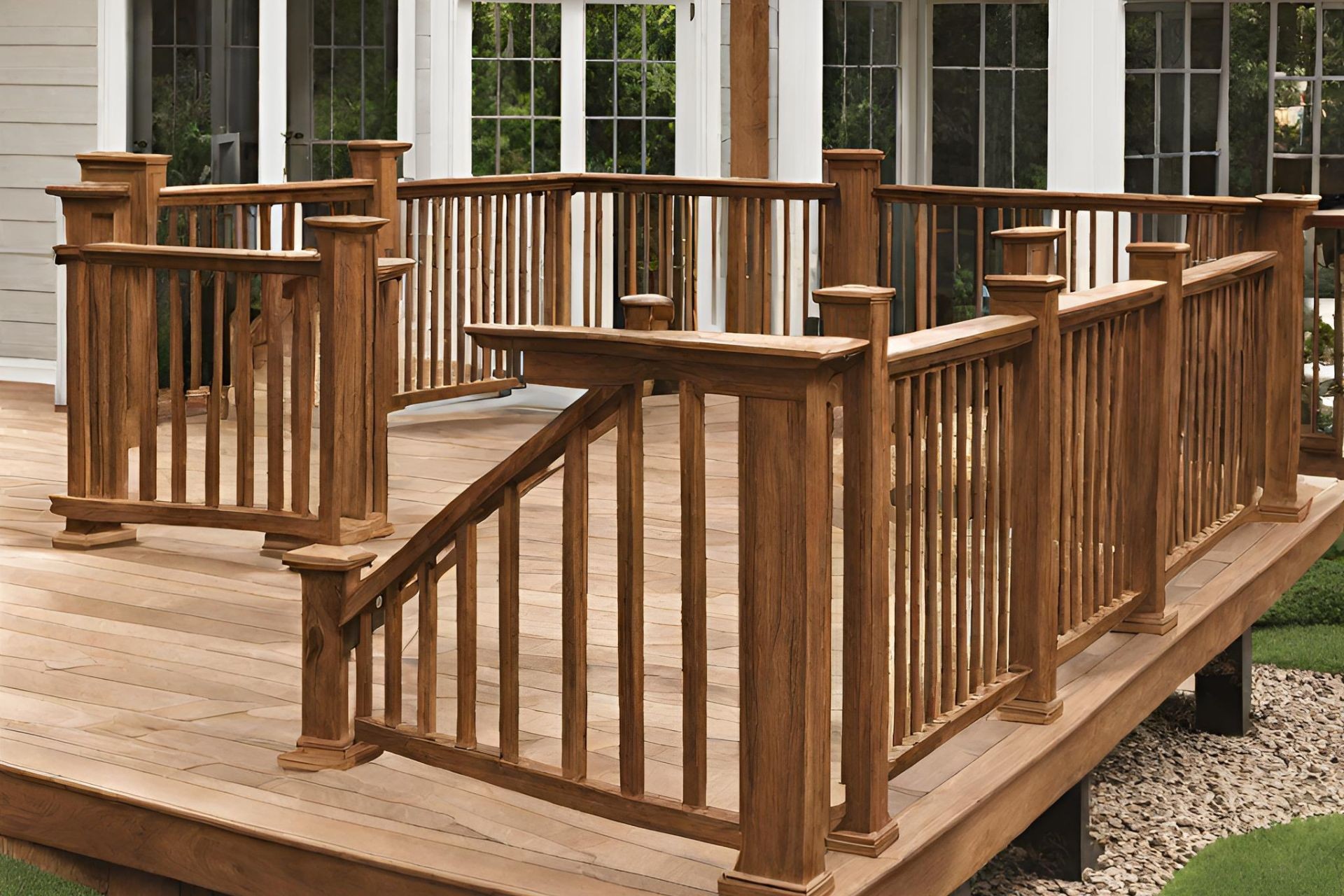 What are the specs for deck railing?
