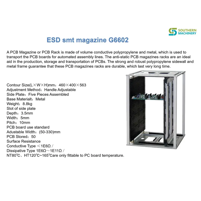 SMT PCB ESD Magazine Rack G6602 460×400×563 – Smart EMS factory partner
