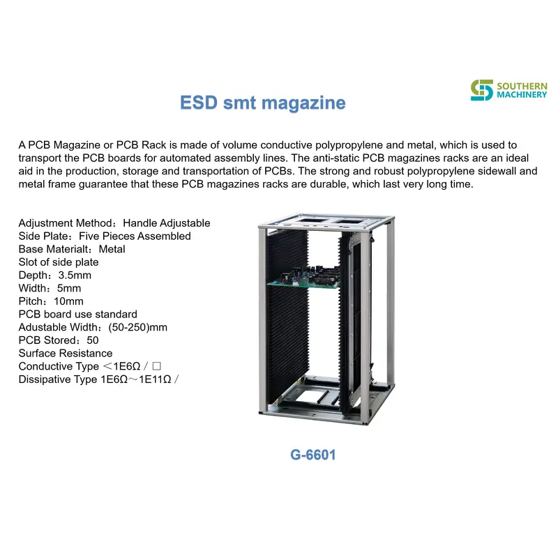 SMT PCB ESD Magazine Rack G6601 355×320×563 – Smart factory EMS