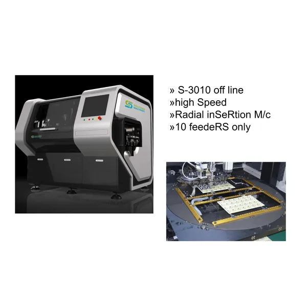 Станок радиальной вставки s-3010b (автономный) - интеллектуальная фабрика ems