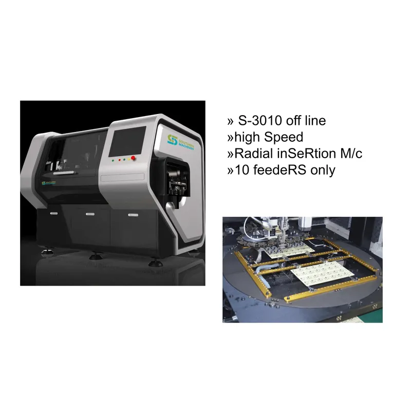 Станок радиальной вставки s-3010b (автономный) - интеллектуальная фабрика ems