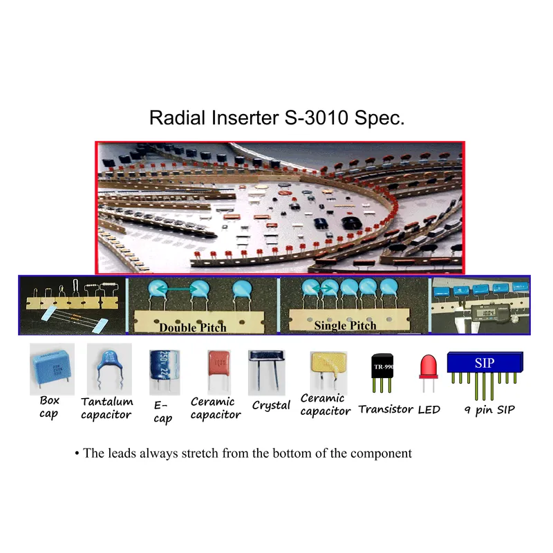 Станок радиальной вставки s-3010b (автономный) - интеллектуальная фабрика ems