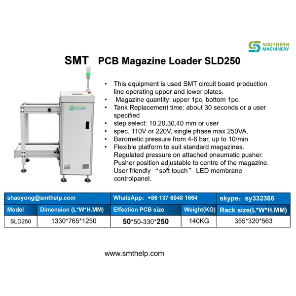 SMT PCB Magazine Loader SLD250 – EMS Smart factory partner