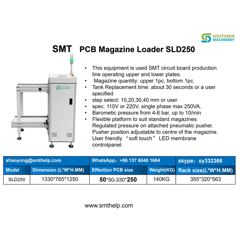 SMT PCB Magazine Loader SLD250 – EMS Smart factory partner