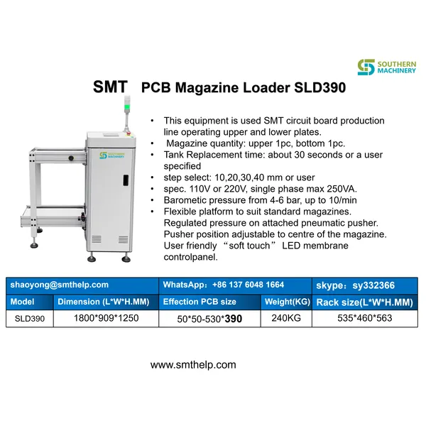 SMT PCB Magazine Loader SLD250 – EMS Smart factory partner