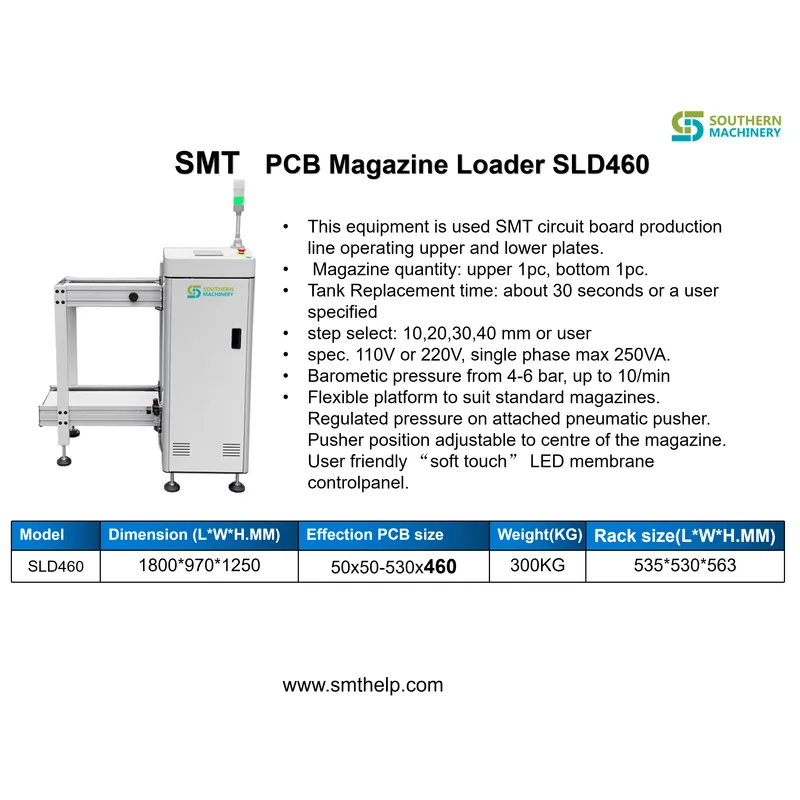 Загрузчик магазинов smt pcb sld460 – партнер умной фабрики ems