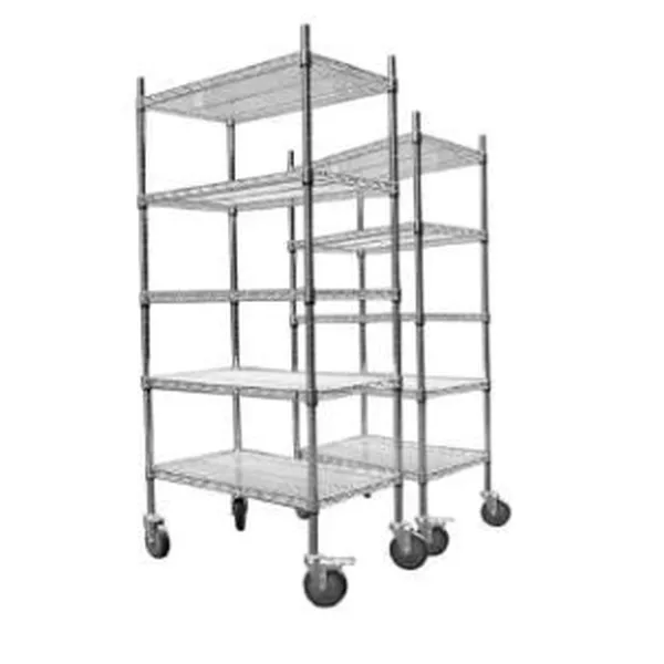 Muti- layer ESD Cart Shelf carbon steel wire shelf