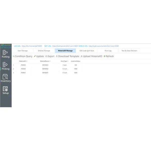 SIR5000B SMT Inelligent Reel Storage Torlley –Smart EMS factory partner