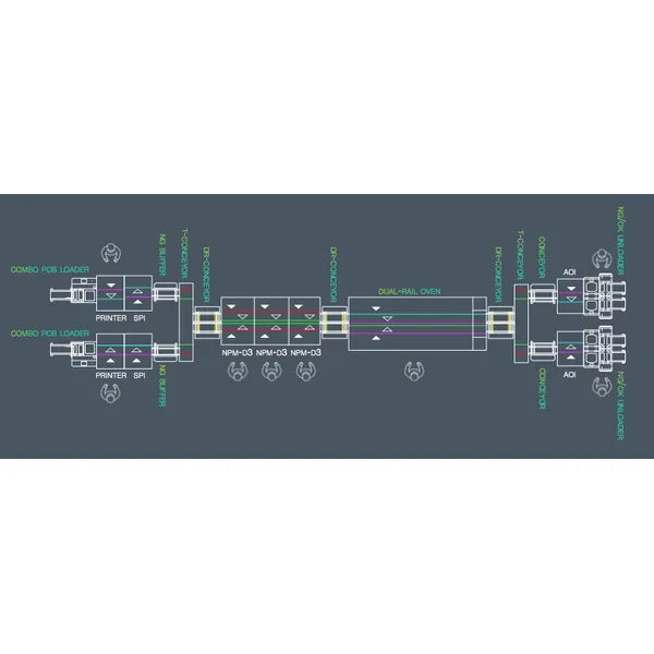 PCB invertor / PCB flipper for double-sided process– Factory Automation