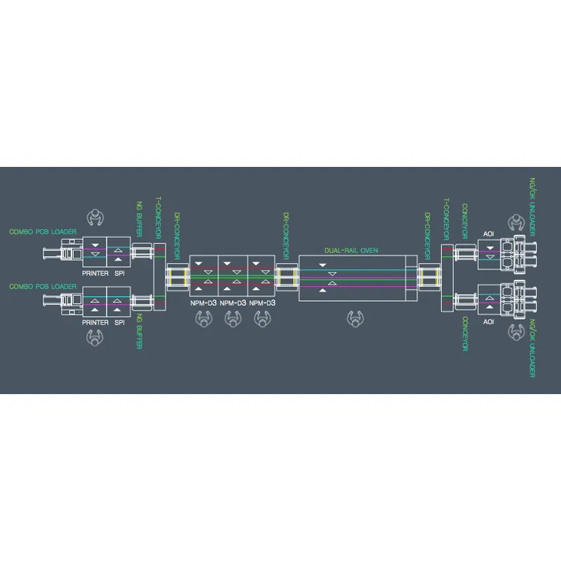 PCB invertor / PCB flipper for double-sided process– Factory Automation