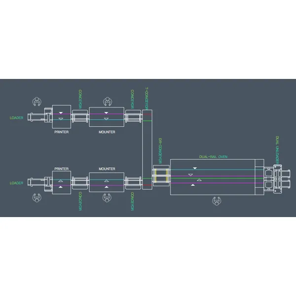 PCB invertor / PCB flipper for double-sided process– Factory Automation