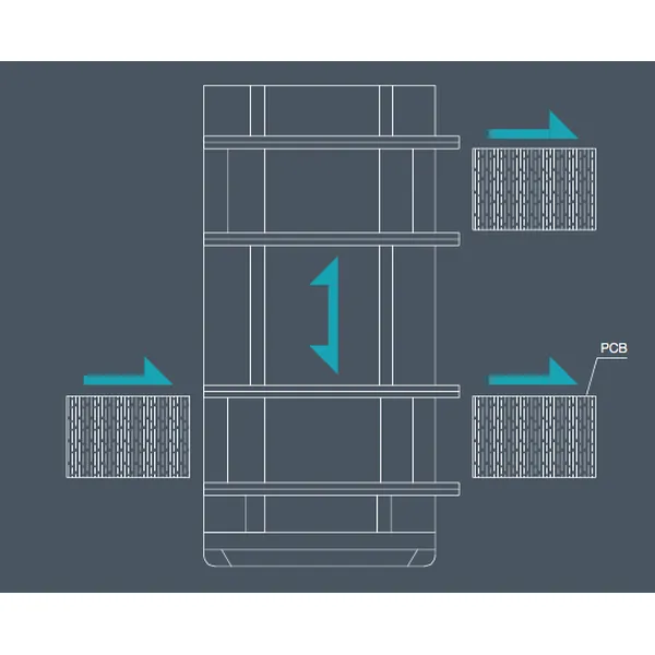 Reject conveyor 1M reject conveyor (350mm max PCB width) – Smart EMS factory partner