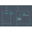 chargeur de pcb destacker // utilisation du déchargeur de pcb de stacker dans une carte nue - ems