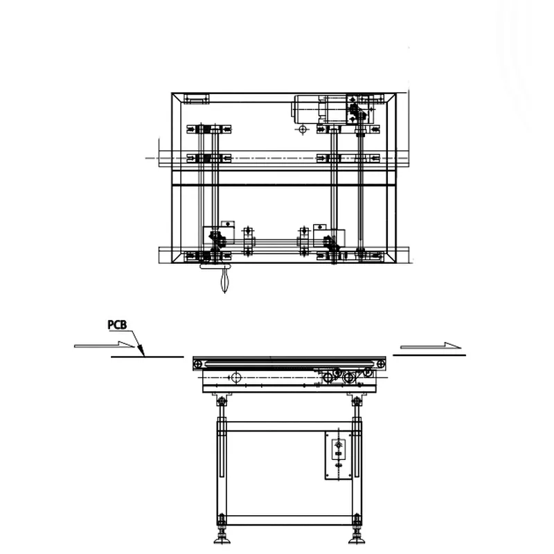 chargeur de pcb destacker // utilisation du déchargeur de pcb de stacker dans une carte nue - ems