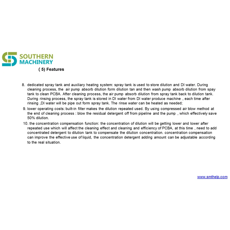 آلة تنظيف الاستنسل الكهربائية scm800 - شريك المصنع الذكي EMS