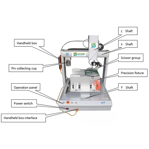 S-320AT Inline Auto Lead Cutter Machine – Smart EMS factory partner