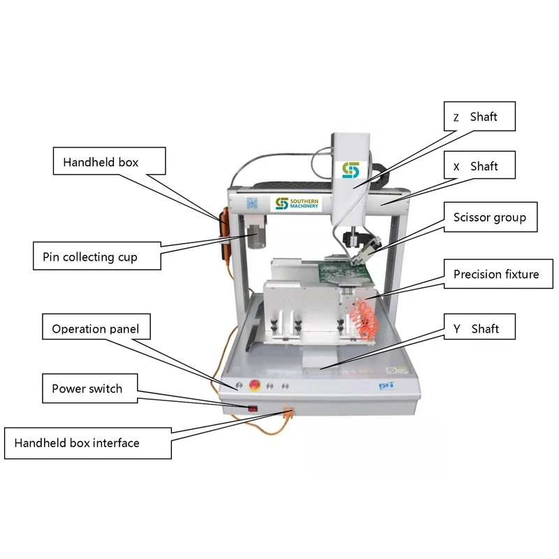 S-320AT Inline Auto Lead Cutter Machine – Smart EMS factory partner