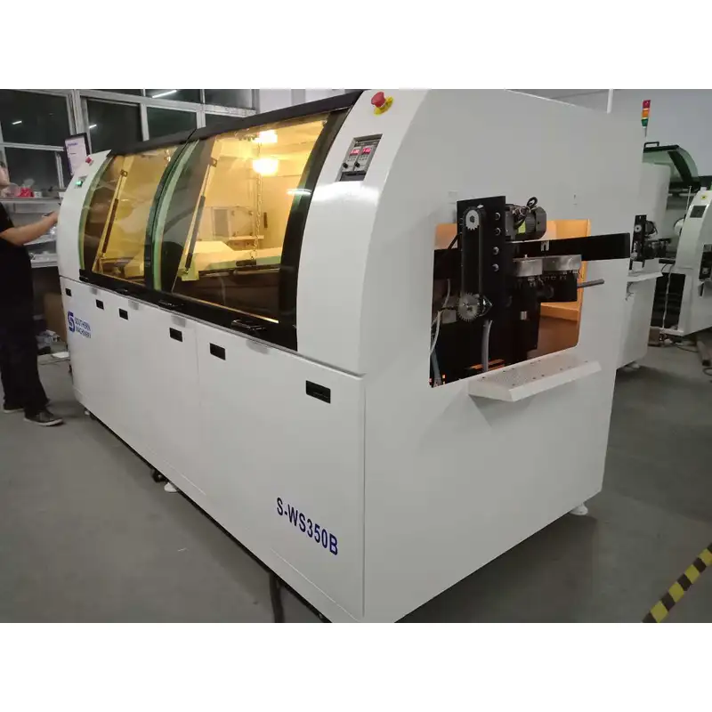 Automated Soldering Machine S-WS350B - No Lead, Double Wave 