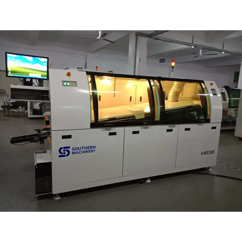 Automated Soldering Machine S-WS350B - No Lead, Double Wave 