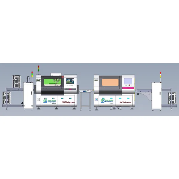 S3000 Pcb Dip Assembly Radial Insertion Machine Smart Ems Factory S3000 Pcb Dip Assembly Radial Insertion Machine Smart Ems Factory
