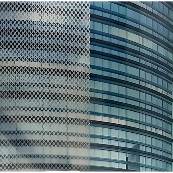  Decorative Film  Silver Mesh Pattern