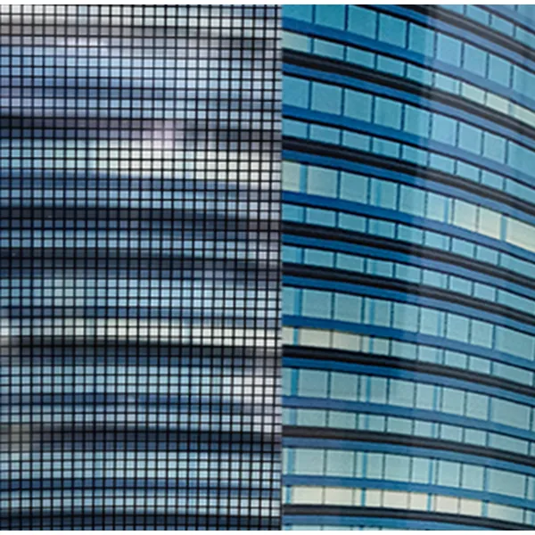 Decorative Film Black Grid Pattern