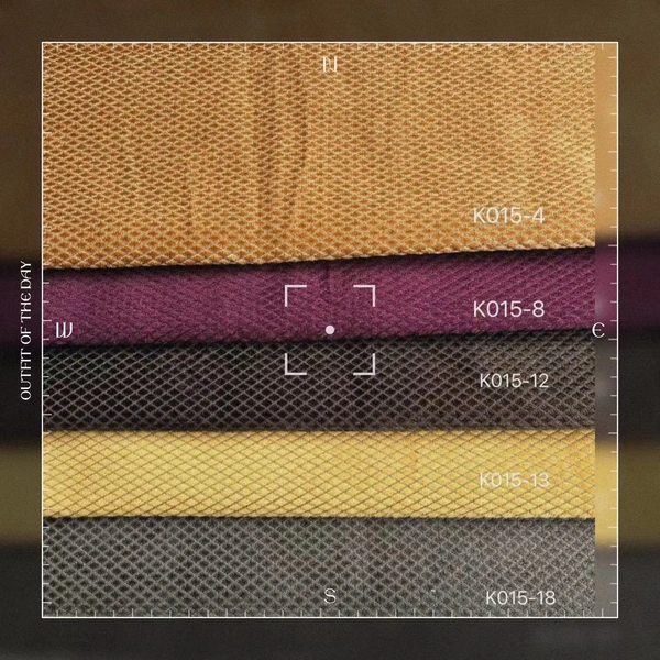 SUEDE FABRIC CHECKED DESIGN DIMOND DESIGN FABRIC SOFA FABRIC