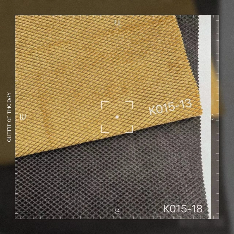 SUEDE FABRIC CHECKED DESIGN DIMOND DESIGN FABRIC SOFA FABRIC