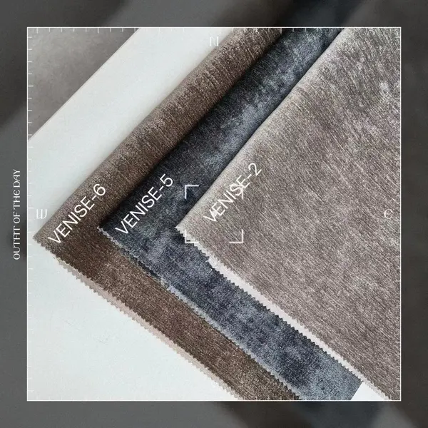 CHENILLE SOFA FABRIC  JACQUARD FABRIC VENISE PLAIN SOFA FABRIC